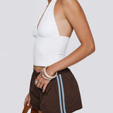 Borderline Track Short Brown / Blue