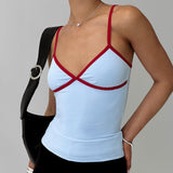 Tiera Top Blue / Red