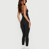 Stride Active Invisible Scrunch Leggings Black
