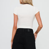 Tropicana Denim Shorts Washed Black