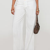 Vendi Low Rise Pant White Petite