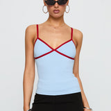 Tiera Top Blue / Red