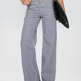 Top Model Jean Navy Stripe
