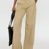 Latitude High Rise Wide Leg Pants Beige
