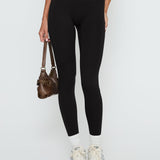Stride Active Invisible Scrunch Leggings Black