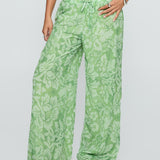 Finesse Pants Green Floral