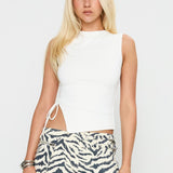 Solarah Tie Side Top White