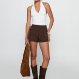 Borderline Track Short Brown / Blue
