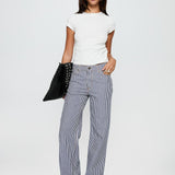 Top Model Jean Navy Stripe