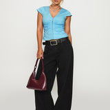 Indulgence Corset Top Blue