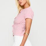 Mari Knit Top Pink