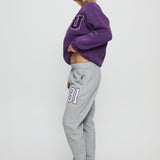 NYU Basic Sweatpants Heather Grey