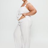 Santabelle Frill Pants White Curve