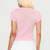 Mari Knit Top Pink