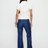 Kinkirk Flared Pants Chambray