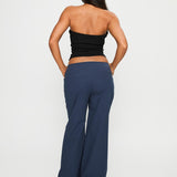 Zodie Low Waist Pants Navy