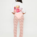Peru Lace Pants Pink