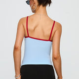 Tiera Top Blue / Red