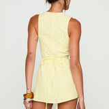 Yumiko Romper Yellow