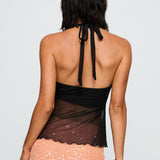 Electrified Hardware Detail Top Black