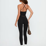 Stride Active Invisible Scrunch Leggings Black
