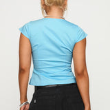 Indulgence Corset Top Blue