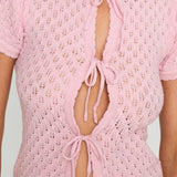 Mari Knit Top Pink