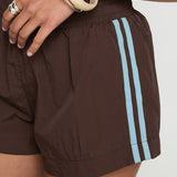 Borderline Track Short Brown / Blue