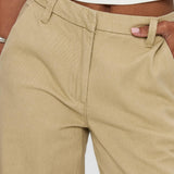 Latitude High Rise Wide Leg Pants Beige