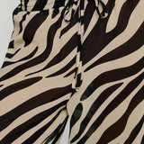 Fyre Wide Leg Pant Zebra