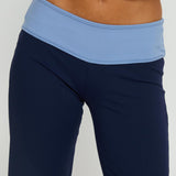 Kobee Jersey Flare Pants Navy / Light Blue