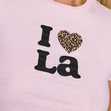I Heart La Top Pink