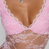 Tantalize Bodysuit Pink