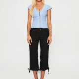 Hot Rod Capri Pant Black