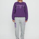 NYU Basic Sweatpants Heather Grey