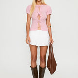 Mari Knit Top Pink