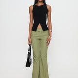 Jinxed Pant Green Stripe