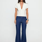Kinkirk Flared Pants Chambray