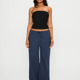 Zodie Low Waist Pants Navy