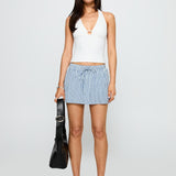 Impress Me Halter Top White