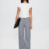 Top Model Jean Navy Stripe
