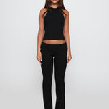 Truth Be Told Straight Leg Pant Black