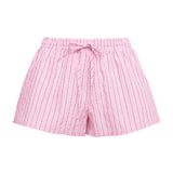 Abigayle Shorts Pink Stripe Petite