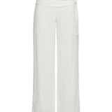Silver Moon Linen Blend Tie Pants White