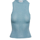 No Pretending Top Blue Glitter