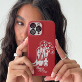 Cowboy Dreams iPhone Case Red